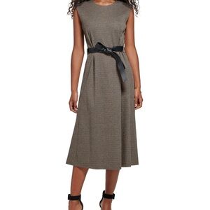 Calvin Klein Sleeveless A-Line Midi Dress